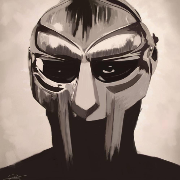 MF DOOM digital painting